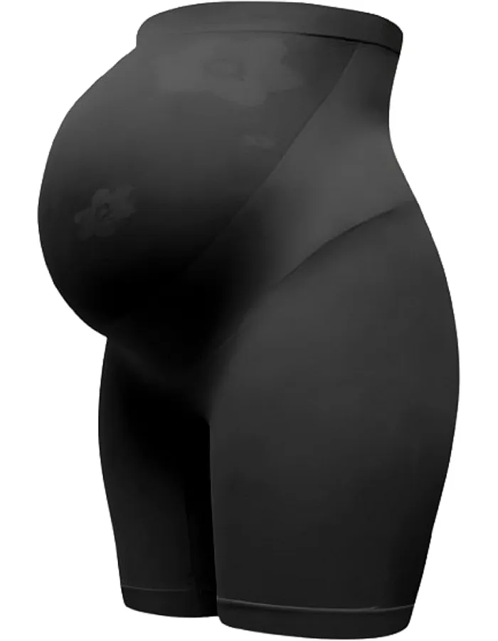 Maternity Support Shorts High Waist for Comfort During Pregnancy - Elastic and Stretchy - Long Maternity Shorts by Mizah