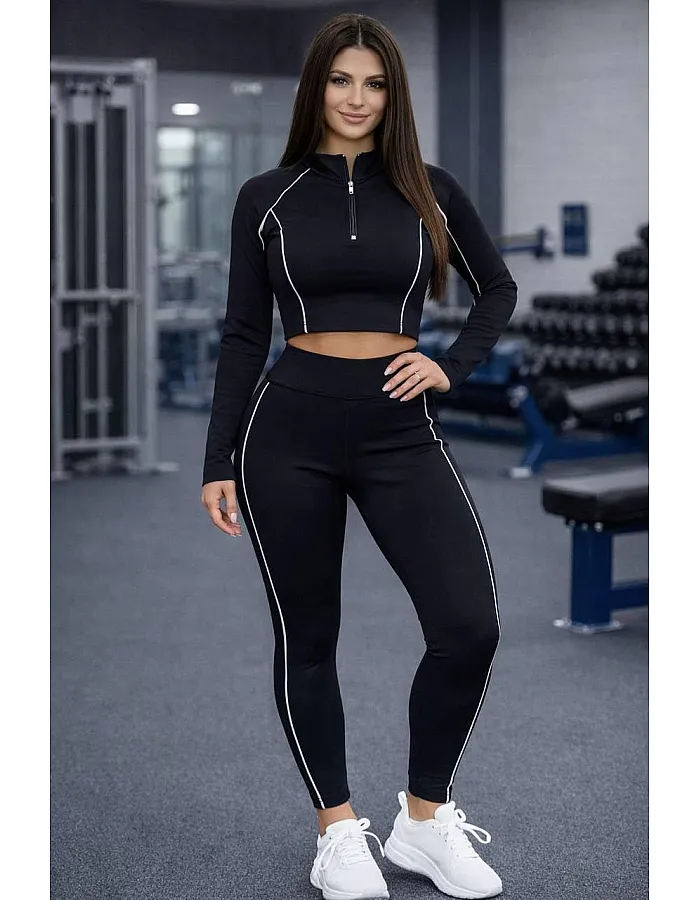 Miza Women's 2 Piece Sports Set – Imported Diveng Lycra Material – Suitable for Gym, Running, Workout – Comfortable and Fashionable Design