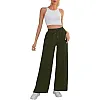 Sport Sweatpants Wide Leg With Line – High Waist - Side Pockets Drawstring Pants Women Sports wear