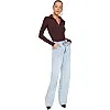 Trendyol Woman Zipper Collar Detailed Snap Snap Elastic Knitted Bodysuit TWOAW24BD00005 body