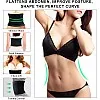 Waist Trainer for Women, TunTenDo Me Up Bandage Wrap, Adjustable Wrapped Lumbar Support Belt, Body Shaper, Comfortable Back Brace for Lower Back Pain Relief (Black)