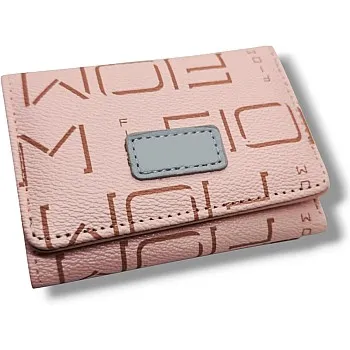 Generic Elegant Women's Small Cute Tri-Fold Wallet, Pink 4, Faux Leather, 7 Card Slots, Waterproof