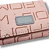 Generic Elegant Women's Small Cute Tri-Fold Wallet, Pink 4, Faux Leather, 7 Card Slots, Waterproof