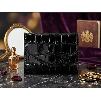 Women Wallet PU Leather Fashion Design Large Capacity ID Window (Black)