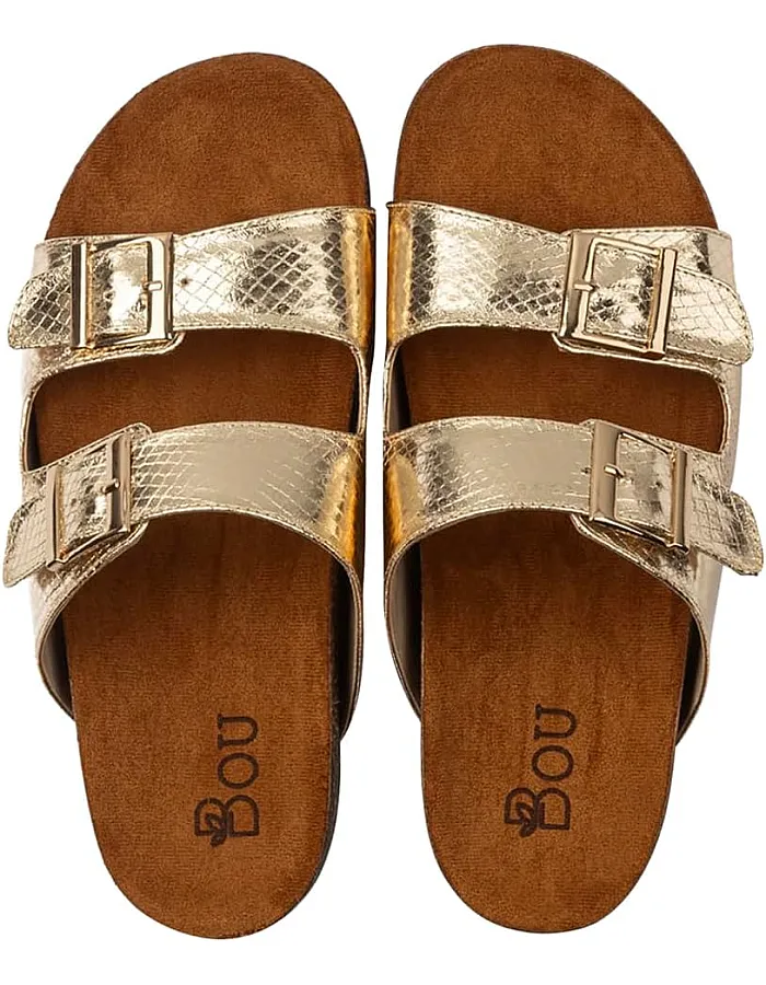 BOU womens BOU00MERMSLP Flat Sandal