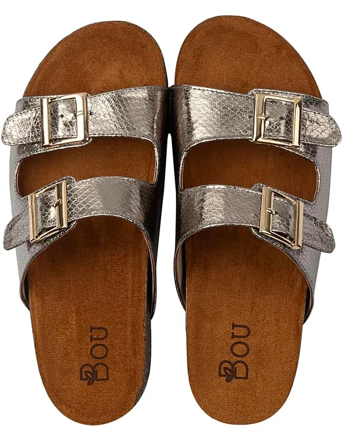 BOU womens BOU00MERMSLP Flat Sandal