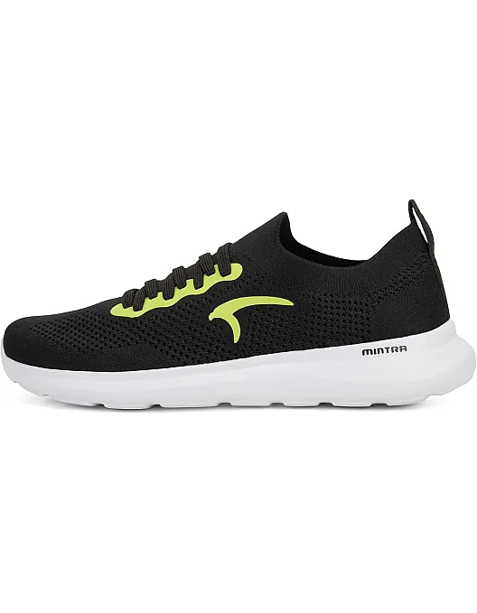 Mintra Women's Sneaker Black X Lime Kay Wire, 39 EU