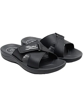 Nomi - ARK - Comfortable Casual Slippers for Women - Flexible Sole and Fashion Design - Black - Sizes (37-42)