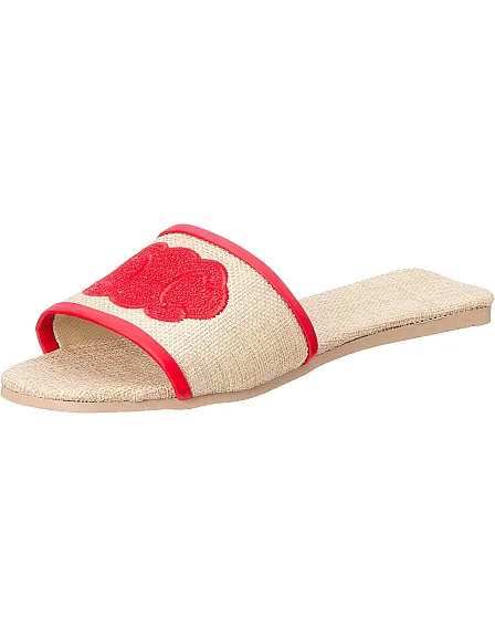 OX womens OX-W-Silver/Silver Slipper