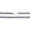 metaltree98 16" Choker Tennis Necklace Fashion Lab Diamond Silver Plated Solitaires Chain Women's Rapper Hip Hop