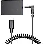 F1TP ACK-E12 USB-C To DR-E12 DC Coupler LP-E12 Dummy Battery Kit for Canon EOS M10, M50, M50 Mark ii, M100, M200, EOS M M2,Kiss M M2 Cameras
