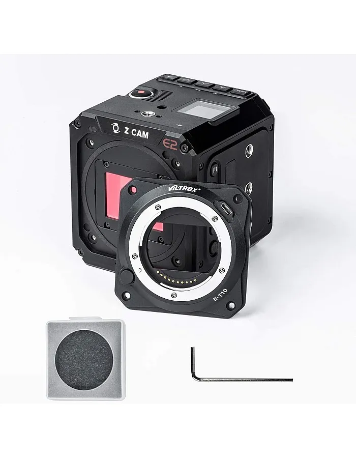 VILTROX E-T10 Lens Adapter Converter for Sony E Mount lens to Z-CAM E2-M4 E2-S6 E2-F6 E2-F8 Cinema Camera