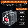 VILTROX E-T10 Lens Adapter Converter for Sony E Mount lens to Z-CAM E2-M4 E2-S6 E2-F6 E2-F8 Cinema Camera