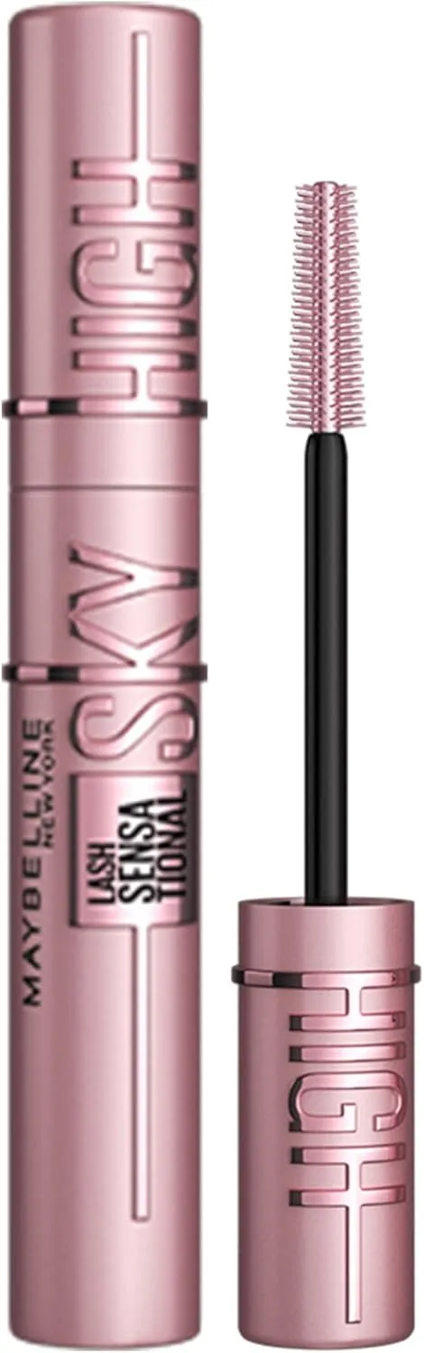 Maybelline New York Black Mascara For Extremely Long Eyelashes Lash Sensational Sky High Mascara Very Black 7.2Ml