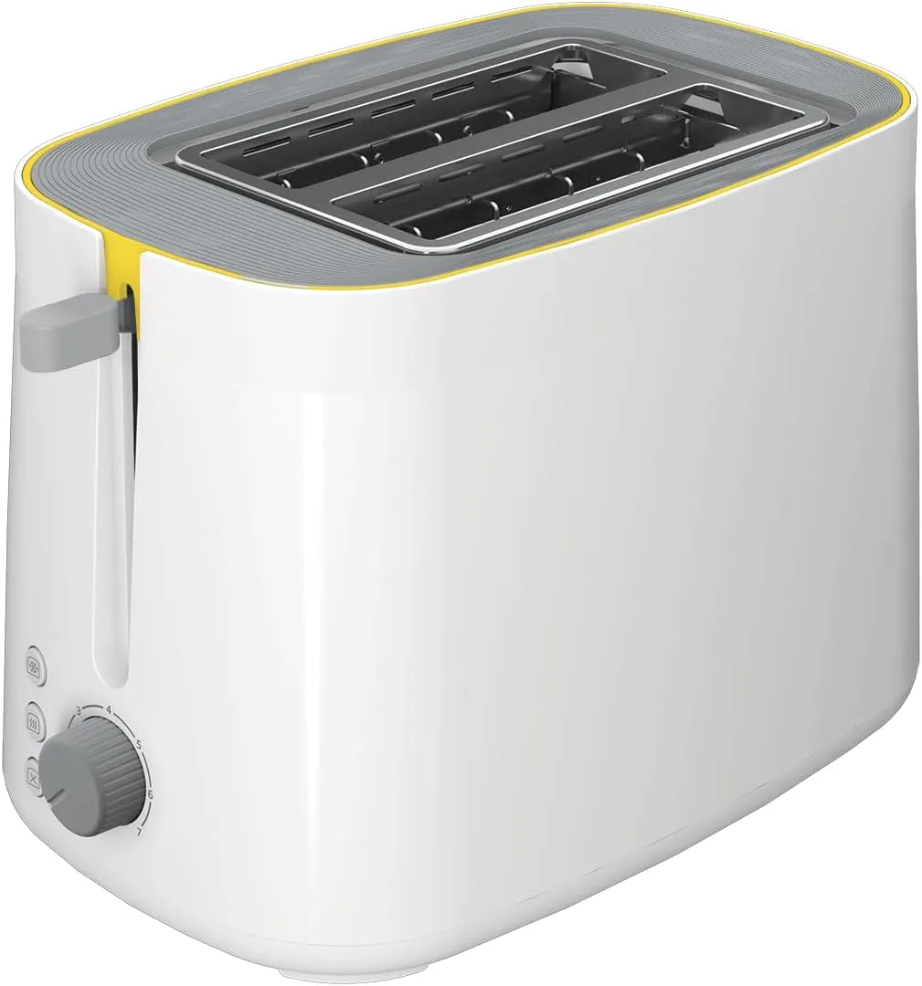 BEKO Toaster, 2 Slices, 7 manual Browning levels, 800 Watts, White - TAM 4220 W