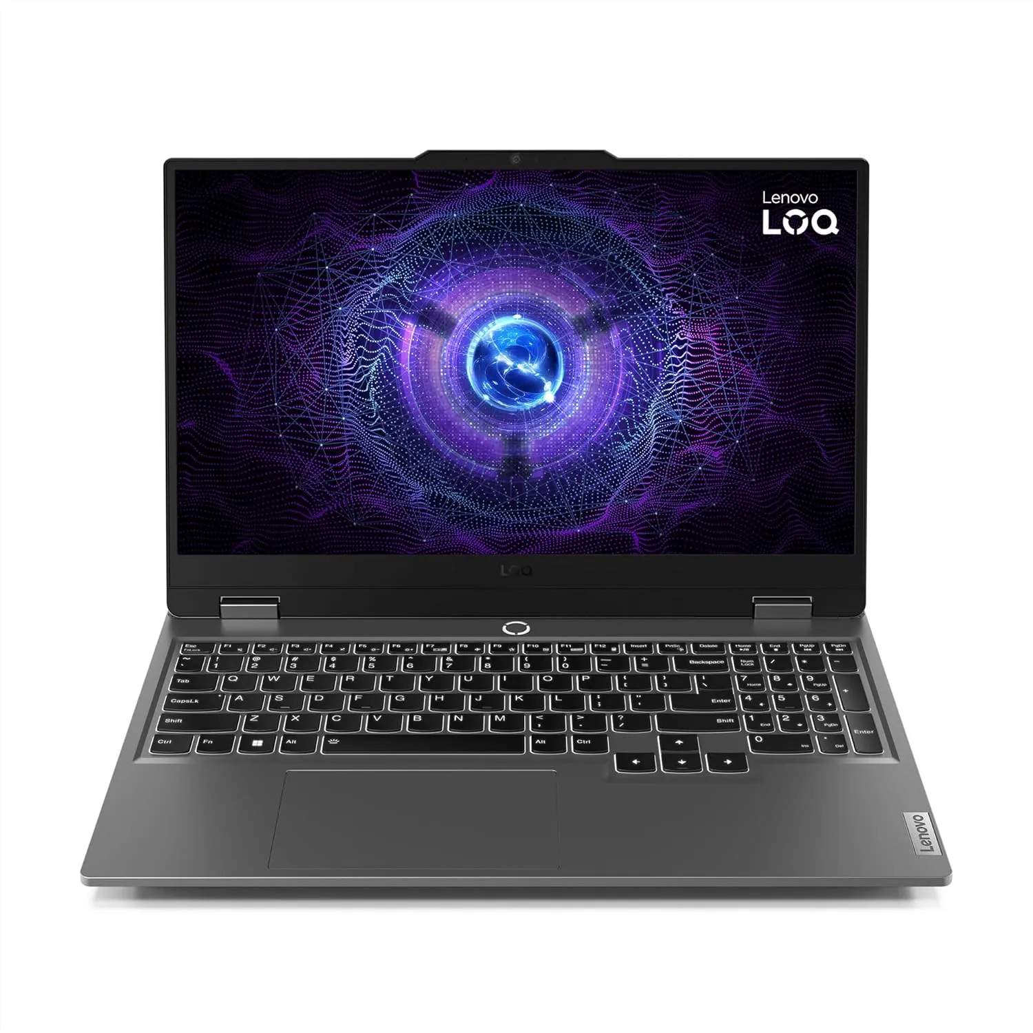 Lenovo LOQ 15IAX9 Gaming Laptop, Intel Core i5 12450HX, 12GB RAM, 512GB SSD, RTX 2050 4GB, 15.6" 144Hz, Win11, Luna Grey, 2 Years Warranty - 83GS00SKED